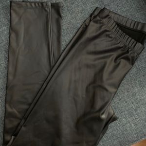 Pleather leggings